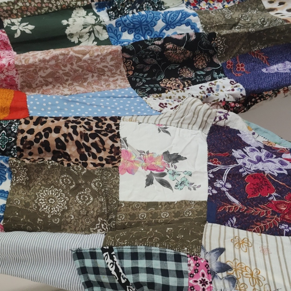 Patchwork Multicolor Women's Pants Nwot - image 5